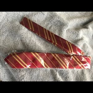 NWT Gryffindor neck tie Harry Potter red and gold